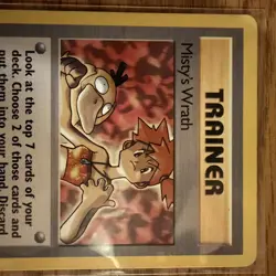 Misty's Wrath 114/132 Gym Heroes Regular Card, LP Condition Pokemon TCG Vintage - Image 3