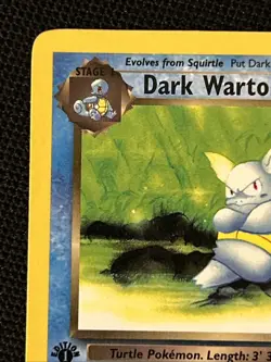 Dark Wartortle 46/82 (1st Edition) *Near Mint* Team Rocket ‘Never Played Card’ - Image 3