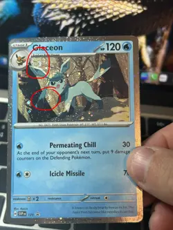Pokemon Glaceon 171 Double Swirl Holo Promo Card Cosmos 💫💫 - Image 1