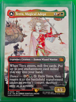 Borderless TERRA MAGICAL ADEPT ESPER TERRA mtg 0323 Final Fantasy Mythic MINT - Image 2
