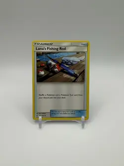 Pokemon TCG Lana's Fishing Rod S&M Cosmic Eclipse 195/236 Uncommon Card NM - Image 1