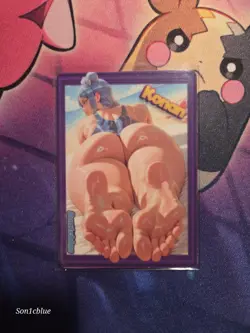 Konan Naruto Custom Glow Waifu Card Feet Fan Art - Image 1