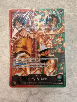 One Piece TCG ST30 Starter Deck EX Luffy And Ace Brick Only Sealed - Image 1