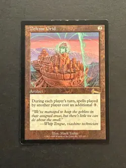 Defense Grid Urza's Legacy LP/MP MTG Magic the Gathering c - Image 1