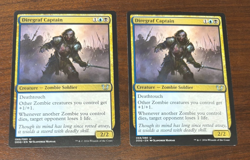 MTG Duel Decks Blessed vs Cursed - 2x Diregraf Captain - NM - Image 1