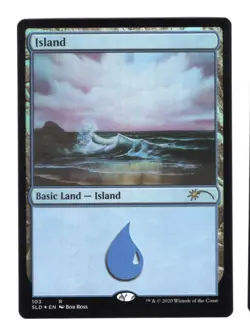 Island 103 - Foil - Happy Little Gathering Secret Lair MTG Magic - Image 1