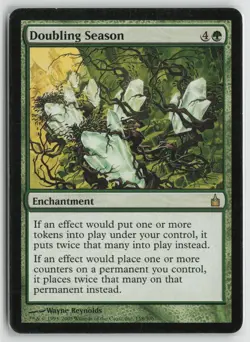 Doubling Season MP 158 Ravnica: City of Guilds Magic: The Gathering - Image 1