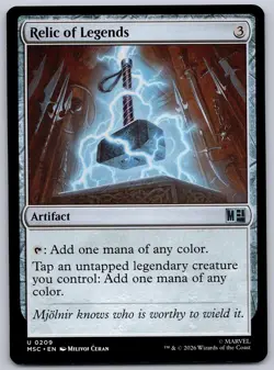 Relic of Legends 209 Commander: Marvel Super Heroes Magic: The Gathering NM - Image 2