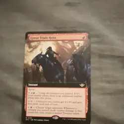 Wizards of the Coast Great Train Heist 0331 OTJ Instant Foil Extended Art Rare - Image 1