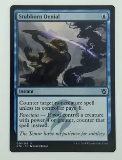 Stubborn Denial Khans of Tarkir Regular - Image 1