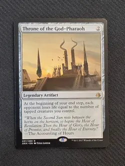 MTG Throne of the God-Pharaoh AKH #237 Amonkhet Rare LP - Image 1