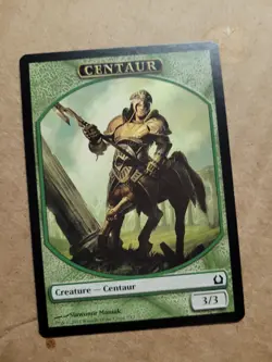 4x Centaur Token Return to Ravnica LP/NM MTG Magic 7/12 Playset Green Creature - Image 2