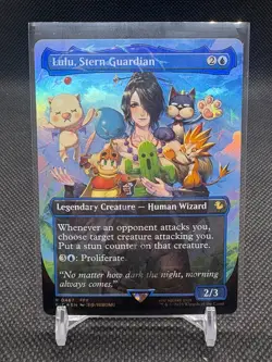 Lulu Stern Guardian 0467 Final Fantasy MTG Magic English CHOCOBO TRACK FOIL NM - Image 1