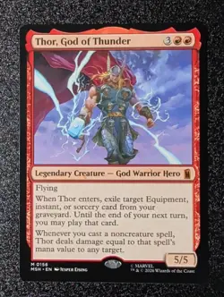 MTG - Thor, God of Thunder - Marvel Super Heroes - Regular (0156) - Image 1