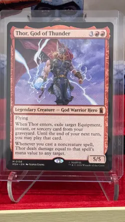 Magic the Gathering Thor, God of Thunder M 0156 Non Foil - Image 1