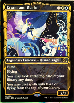 MTG Magic Errant and Giada (Showcase) - 306 - NM - March of the Machine - Image 1