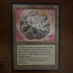 Magic: The Gathering Fellwar Stone The Dark Artifact Uncommon English - Image 1