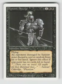 Hypnotic Specter Uncommon Revised Edition Magic: The Gathering Near Mint - Image 1