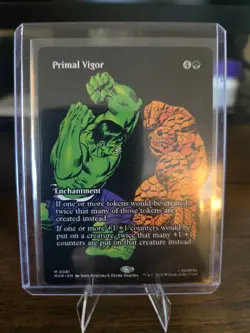 Primal Vigor #0081 MTG Marvel Special Guest Non-Foil Fresh NM - Image 1