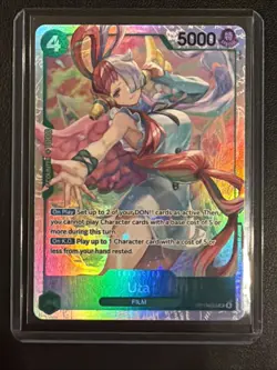 One Piece Card Game COLOR: GREEN OP13-023 UTA SR FOIL NM ENGLISH - Image 1