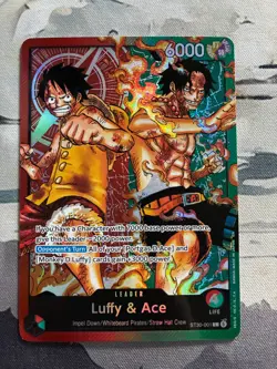 One Piece - Luffy & Ace ST30-001 Starter Deck EX: Luffy & Ace Foil - Image 1