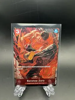 *Pre-errata* Roronoa Zoro OP01-025 SR Alternate Art - One Piece Romance Dawn NM - Image 1