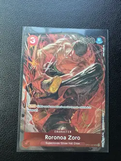 *Pre-errata* Roronoa Zoro OP01-025 SR Alternate Art - One Piece Romance Dawn NM - Image 2
