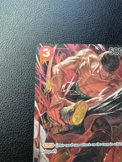 *Pre-errata* Roronoa Zoro OP01-025 SR Alternate Art - One Piece Romance Dawn NM - Image 3