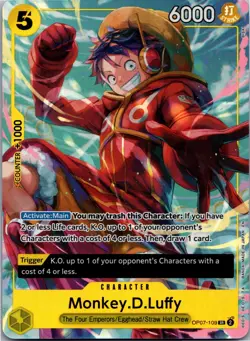 Monkey.D.Luffy (Illustration Box Vol.3) OP07-109 One Piece Foil NM - Image 1