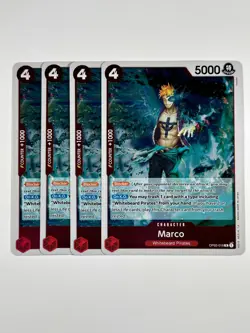 Marco Playset - OP02-018 x4 - PRB-01 Reprint - One Piece TCG - English - Image 1