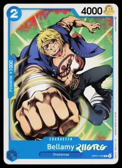 Bellamy OP01-076 Romance Dawn One Piece NM - Image 1