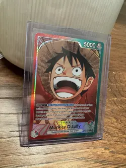 One Piece Monkey D Luffy (Alt Art Leader) OP13-001 Carrying On His Will MINT - Image 3