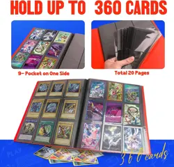 Card Binder 9 Pocket 360 Album Holder for Trading MTG Pokemon Sports Cards - Image 3
