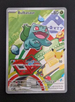 Pokemon TCG - Bulbasaur - MEP 037 -First Partners Illustration Black Star Promo - Image 2