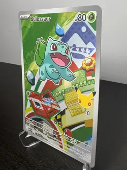 Pokemon TCG Bulbasaur Black Star Promo MEP 037 - First Partners Illustration - Image 3