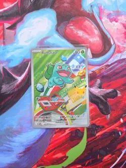 Pokemon TCG Bulbasaur MEP 037 First Partners Illustration Black Star Promo - Image 1