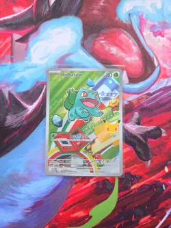 Pokemon TCG Bulbasaur MEP 037 First Partners Illustration Black Star Promo - Image 2