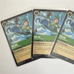 Mulan Resourceful Recruit 69/204 Super Rare Disney Lorcana TCG Winterspell X3 - Image 3