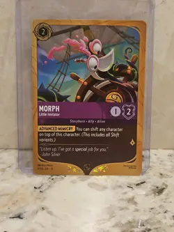 2026 Disney Lorcana Morph Promo #9/P4 Foil Little Imitator Attack of the Vine! - Image 2