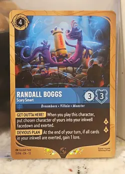 Randall Boggs Scary Smart - Promo League 14/P4 - Lorcana Attack Of The Vine FOIL - Image 1