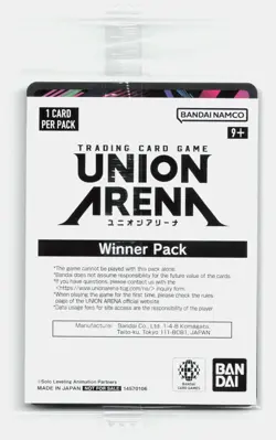 Sung Jinwoo Winner FOIL Solo Leveling Union Arena Promo Card SLG-1-019 Sealed - Image 2