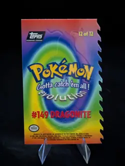 1999 Topps Pokemon Movie Die-Cut #149 Dragonair - Image 2