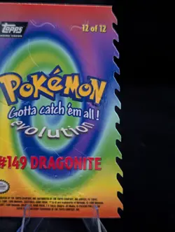 1999 Topps Pokemon Movie Die-Cut #149 Dragonair - Image 3