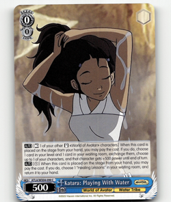 Weiss Schwarz - Katara: Playing With Water - Avatar: The Last Airbender - Image 1