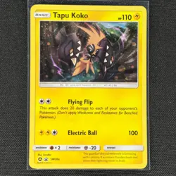 Tapu Koko - SM30a - Black Star Promo - Sun and Moon - Pokemon Card - LP - Image 1