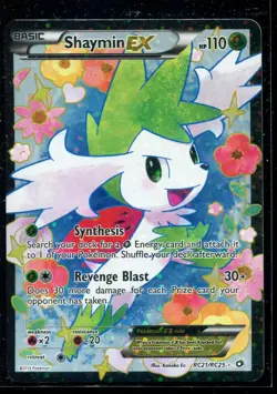 SHAYMIN EX RC21/RC25 HOLO LEGENDARY TREASURES: RADIANT COLLECTION Pokemon MP - Image 1