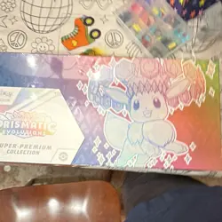 Pokemon TCG Scarlet & Violet Prismatic Evolutions Super-Premium Box Eevee 2025 - Image 1