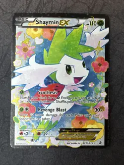 Shaymin EX RC21/RC25 Legendary Treasures Radiant Collection Holo Pokemon - Image 1