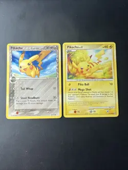 Pokemon Pikachu TCG Delta Species Holon Phantoms Card 79/110 & Pikachu 71/99 - Image 1