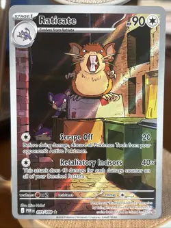 Pokemon TCG Raticate IR 099/088, Perfect Order, Holo NM Fast Shipping - Image 1